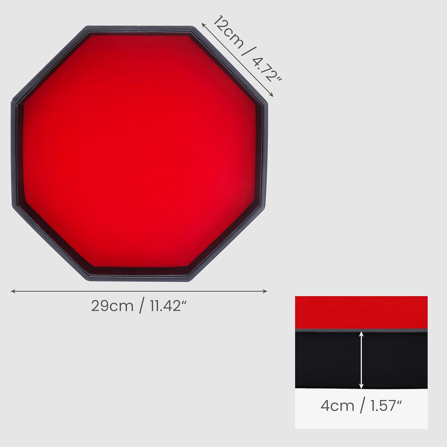 Bandeja de Dados Octagonal Bandeja de Dados Octagonal